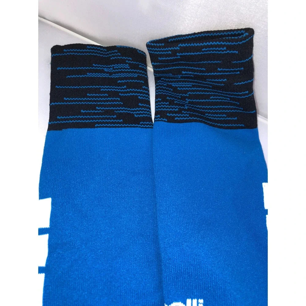 Capelli Sport Marled Match Soccer Socks Blue Black White AGX-2280 Mens Large
